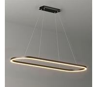 Modern LED Office Pendant Light Nordic Oval Dining Table Pendant Lamp Dimmable with Remote Control Pendant Lighting Height Adjustable Ceiling Lamp for Office Dining Table Study Household faucets