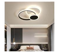 Modern Simple Bedroom LED Ceiling Lamp Black White Study Children's Room Chandelier Home Decor Lustre Living Lights