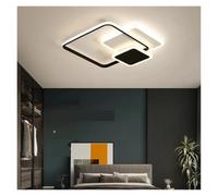Modern Simple Bedroom LED Ceiling Lamp Black White Study Children's Room Chandelier Home Decor Lustre Living Lights