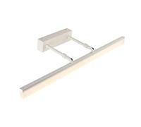 Moderna lámpara de Espejo LED Ajustable, lámpara de Pared de Metal y acrílico, lámpara de Espejo con Cabezal de lámpara Ajustable 180°, Aplique de Pared para baño, 3 Colores, 50 cm/12 W