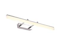 Moderna lámpara de Espejo LED Ajustable, lámpara de Pared de Metal y acrílico, lámpara de Espejo con Cabezal de lámpara Ajustable 180°, Aplique de Pared para baño, 3 Colores, 50 cm/12 W