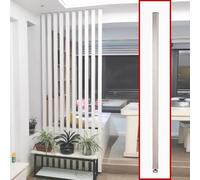 Moderno divisor de habitación de aluminio, de suelo a techo, para oficina en casa, pasillo, sistema de listones de metal, diseño que ahorra espacio