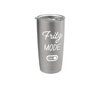 Modo Fritz Activado Nombre Gracioso Vaso térmico de acero inoxidable de doble pared