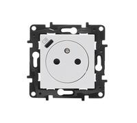 MÓDULO BLANCO ENCHUFE 1X Z/U CON CUBIERTAS NILOE STEP 863138