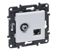 MÓDULO BLANCO ENCHUFE MULTIMEDIA TV TIPO "F" NILOE STEP 863177