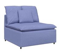 Módulo Central De Sofá Modular Con Cojines, Color Azul Vaquero, 100 Cm Vidaxl