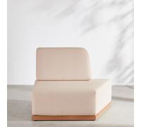 Módulo chaise longue derecha para Sofá de exterior para hostelería beige