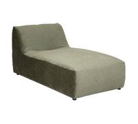 Módulo Chaise Longue "mavuno" De Terciopelo 87x154cm Verde Cedro - Atmosphera Createur D'interieur