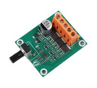 Módulo controlador de motor reversible 6-24 V CC 3 A | Amplio rango de voltaje de 6 a 24 V, corriente máxima de 3 A, tamaño compacto de 63 x 41 mm, construcción de plástico y metal