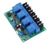 Módulo Controlador Secuencial 4 Canales 30A Ajustable 0.5-4s Alta Corriente Doble Panel Distribución