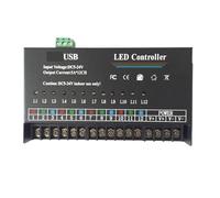 Módulo de barra de luz LED con controlador de 12 vías, controlador programable, controlador de funcionamiento de ida y vuelta DC5-24V