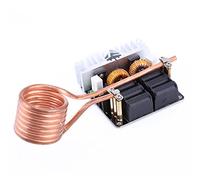Módulo de calentamiento por inducción, Fuente de alimentación de bajo voltaje, Calentador de placa Máquina de calor de alta frecuencia Controlador 12V-48V 20A 1000W con bobina de latón
