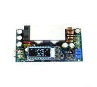 Módulo de carga solar MPPT de 20 A CC 10-75 V a 2-60 V convertidor reductor con interfaz de ventilador para pantalla LED, unidad de fuente de alimentación azul (pantalla LCD)