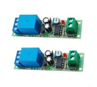 Módulo de circuito de retardo de tiempo NE555, entrada DC12V sin contactos de relé y LED dual para monitoreo en tiempo real