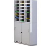 Módulo de clasificación con armario inferior eurokraft pro, H x A x P 1864 x 913 x 420 mm, 21 compartimentos