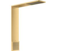 Módulo de ducha Hansgrohe ShowerComposition, 250x250 mm, para pared, 1 salida, acabado mate cepillado, con opción de control