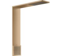 Módulo de ducha Hansgrohe ShowerComposition, 250x250 mm, para pared, 1 salida, acabado mate cepillado, color bronce