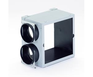 Módulo de expansión ComfoCube CT 2xDN90 para distribuidor modular, gris, con escuadra de fijación de Zehnder - 990323064