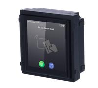 Módulo de extensión - Pantalla táctil IPS 4" | Teclado y directorio - Apertura con tarjeta MF y PIN - Almacentamiento 500 contactos - Apto para exterior IP65 | IK08 - Montaje modular