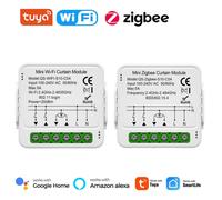 Módulo de interruptor de cortina inteligente Tuya WiFi Zigbee, conexión de persianas enrollables, Motor eléctrico de persiana, funciona con Alexa, Google Home Smart Life WiFi B