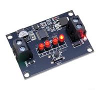 Módulo de interruptor de detección de vibración con retardo ajustable de 0 a 15 minutos, entrada de voltaje ancho de CC 4 V-30 V, función de reinicio automático para automatización industrial y