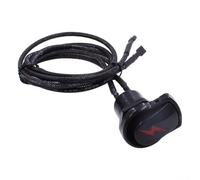 Módulo de interruptor de repuesto de botón de encendido electrónico para barbacoa con dos cables negros para compatible con sistemas de parrilla Char Broil, construcción de fácil instalación, ajuste