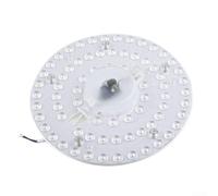 Módulo de luz de panel de techo magnético para interiores con chip 12 W, 18 W, 24 W, 36 W, cuerpo de aluminio, pantalla de plástico, 5500-6500 K, luz blanca para chip SMD, fácil instalación magnética
