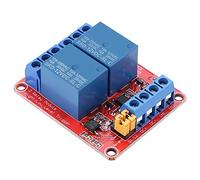 Módulo de Relé 2 Canales 12V con Aislamiento Óptico, Alta y Baja Nivel de Disparo, Control Remoto para Automatización del Hogar, Compatible con