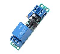 Módulo de Relé DC 12V 0-25 Segundos, Relé de Temporizador Ajustable Turn On/Turn Off Módulo con Aisladores Optoacopladores