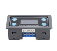 Módulo de relé de 1 canal, interruptor de circuito con temporizador de apagado por retardo, temporizador cíclico con pantalla digital para sistemas de 6 a 30 V CC, controla