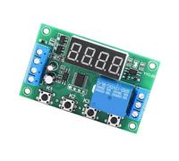 Módulo de Relé Temporizador Unidireccional YYC-2S Pantalla LED Interruptor de Retardo de Disparo para Circuito de Sincronización de Ciclo (12V)