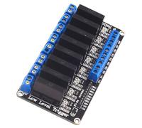 Módulo de relés de 8 canales DC5V 12V 24V activación alta/baja con indicadores LED, relés electrónicos de experimentos
