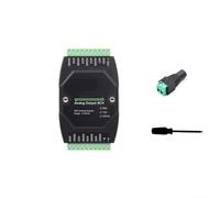 Módulo de salida analógica industrial de 8 canales para Modbus RTU para RS485 12-Bit DC 7-36V carril DIN con aislamiento de potencia para aplicaciones de control de corriente o voltaje (B)