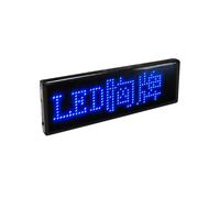 Módulo de Señalización con Etiqueta Desplazable para Placa de Identificación con Texto Programable y Recargable por USB para Bricolaje A
