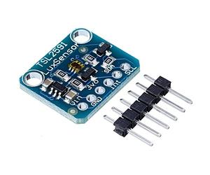 Módulo de sensor de luz digital DC 3.3V/5V TSL2591,Interfaz I2C 88000,Módulo de sensor óptico de alta dinámica para AVR STM32