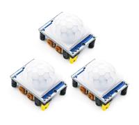 Módulo de Sensor Humano Binghe 3 Piezas PIR Infrarrojo Telémetro Compatible Con Arduino