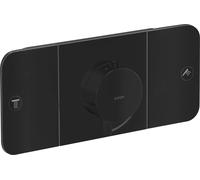 Módulo de termostato empotrado AXOR One de hansgrohe para 2 consumidores, 45712670, Color: negro mate