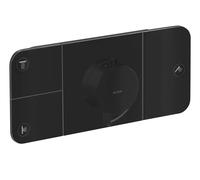 Módulo de termostato empotrado AXOR One de hansgrohe para 3 consumidores, 45713670, Color: negro mate