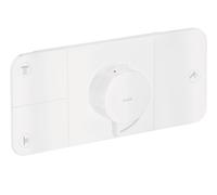 Módulo de termostato empotrado AXOR One de hansgrohe para 3 consumidores, 45713700, Color: Blanco Mate