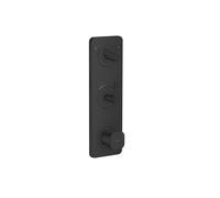 Axor Citterio C - Grifo termostático empotrado para 2 dispositivos, negro mate 49701670