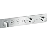Módulo de termostato hansgrohe AXOR ShowerSolutions Select 530/90, empotrado, 3 consumidores, juego completo, 18356000, Color: cromado