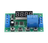Módulo del interruptor de control de automatización del relé del temporizador ajustable de la pantalla LED del módulo de retardo de tiempo(12V)