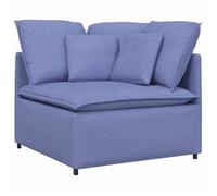 Módulo Esquinero De Sofá Modular Con Cojines, Color Azul Vaquero, 100 Cm Vidaxl
