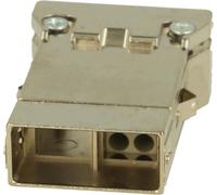 Módulo Harting Han HMC MegaBit para 2 cables + terminal de conexión a tierra (M) con conector crimpado, 8 polos + blindaje, 50V, 10A - 1 unidad
