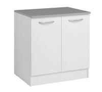 Miroytengo Módulo Inferior Cocina EKO 2 puertas Blanco Mate 80x60 cm
