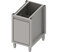 Módulo inferior tipo caja, versión 2.0, para patas/marco base, con contenedor de residuos, de 450 x 540 x 660 mm