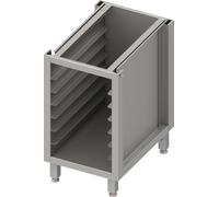 Módulo inferior tipo caja, versión 2.0, para patas/marco base, con estante GN de 450x540x660 mm