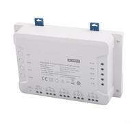Módulo inteligente de interruptor inalámbrico de 4 canales, función RF, compatible con Sonoff 4CH R3 y 4 CH PRO R3 - Control por voz (para Alexa), blanco (4 CH Pro R3)