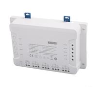 Módulo Interruptor Inteligente WiFi 4 Canales con Control RF, Compatible con para SONOFF 4CH R3 y 4CH PRO R3, para Hogar y Automatización, (4CH Pro R3)