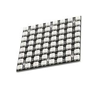 Módulo LED WS2812 5050 de 64 bits, unidad a todo color, panel de lámpara redondo de desarrollo inteligente, fácil instalación, iluminación del hogar